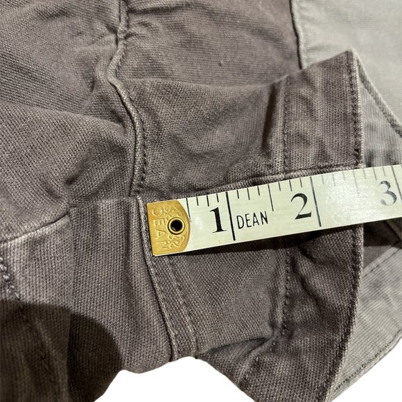 PRANA Shorts Size 6 Two Tone Gray 97% Cotton Some Stretch Front Pockets - Picture 12 of 14